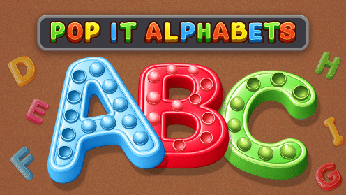 Easy Alphabet popping game for toddler. Helps learn small and capital letters easily through gamified approach.